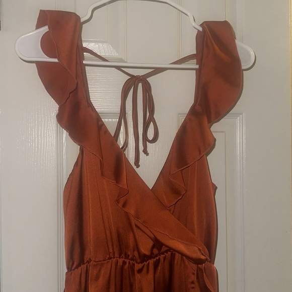 Show Me Your Mumu Samantha Ruffle Wrap Dress - Picture 3 of 3